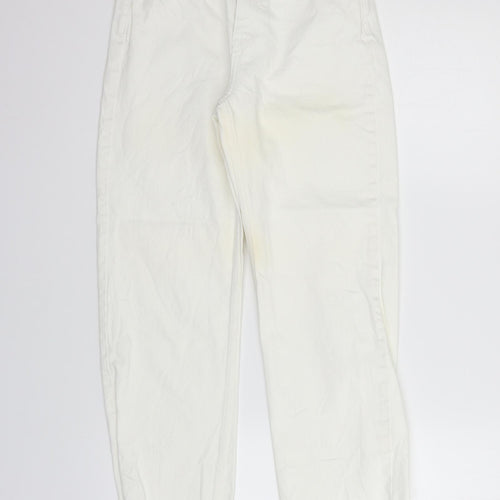 Weekday Womens White   Trousers  Size S L28 in - washable marks