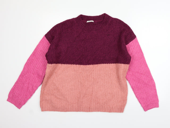 Roman Womens Purple   Pullover Jumper Size M
