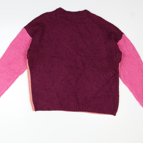 Roman Womens Purple   Pullover Jumper Size M