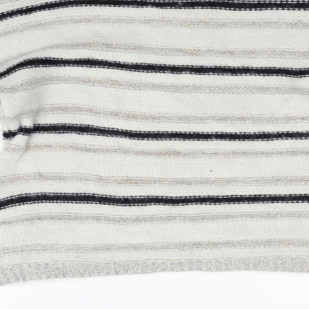 Cameo rose Womens Beige Striped  Pullover Jumper Size M