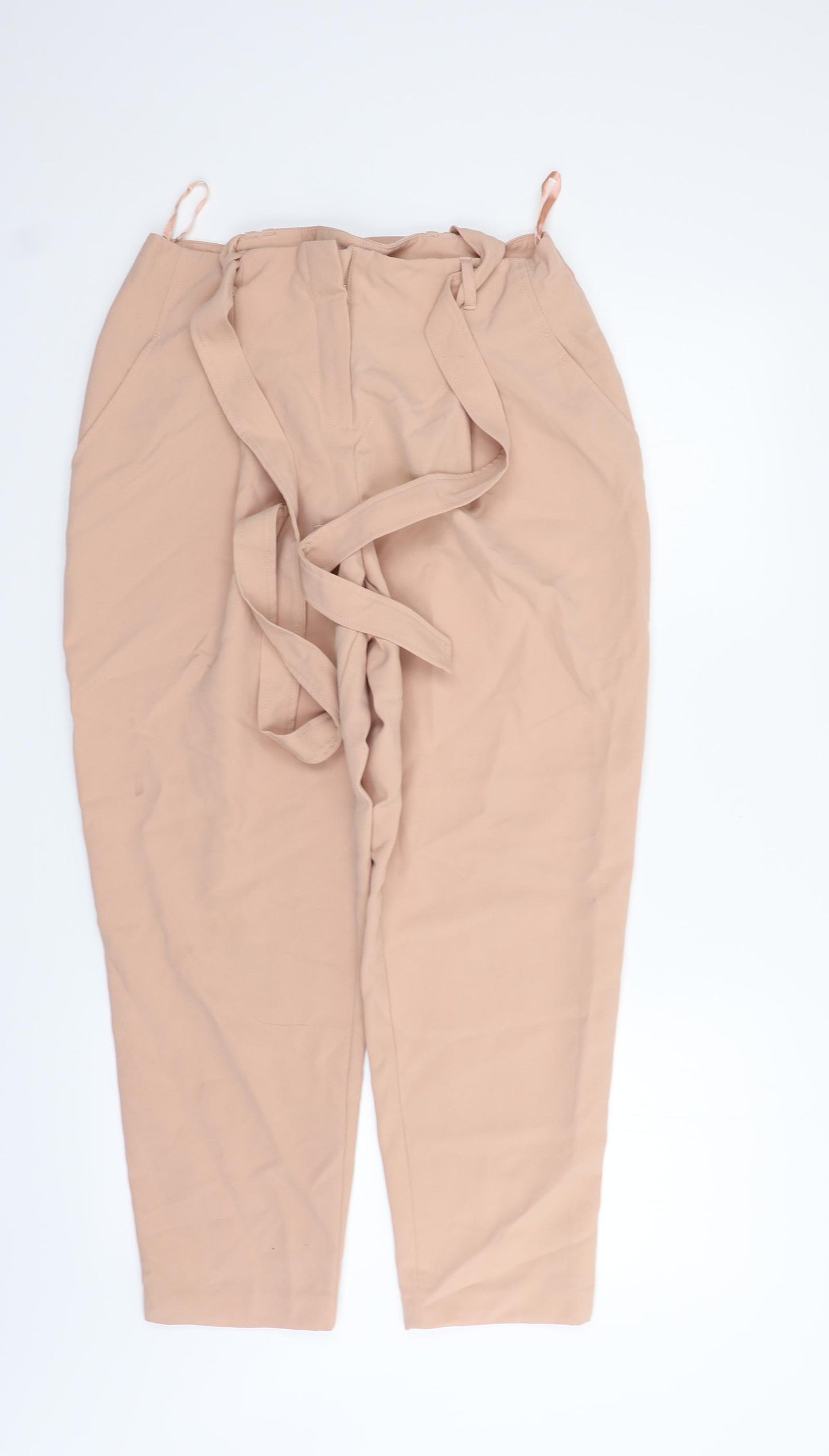 New Look Womens Beige   Trousers  Size 12 L25 in