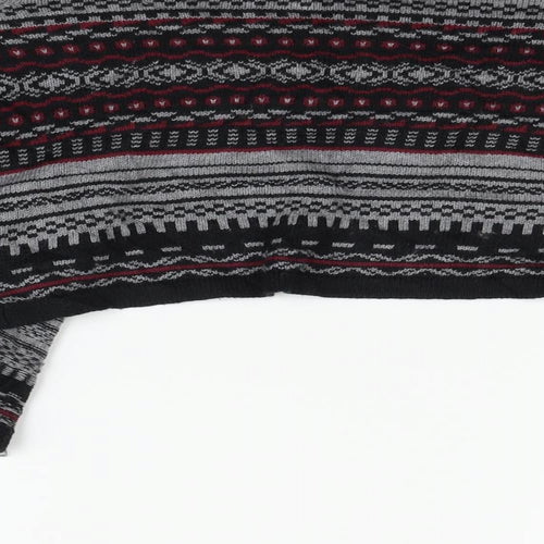 FOREVR 21 Womens Black Geometric  Cardigan Jumper Size S