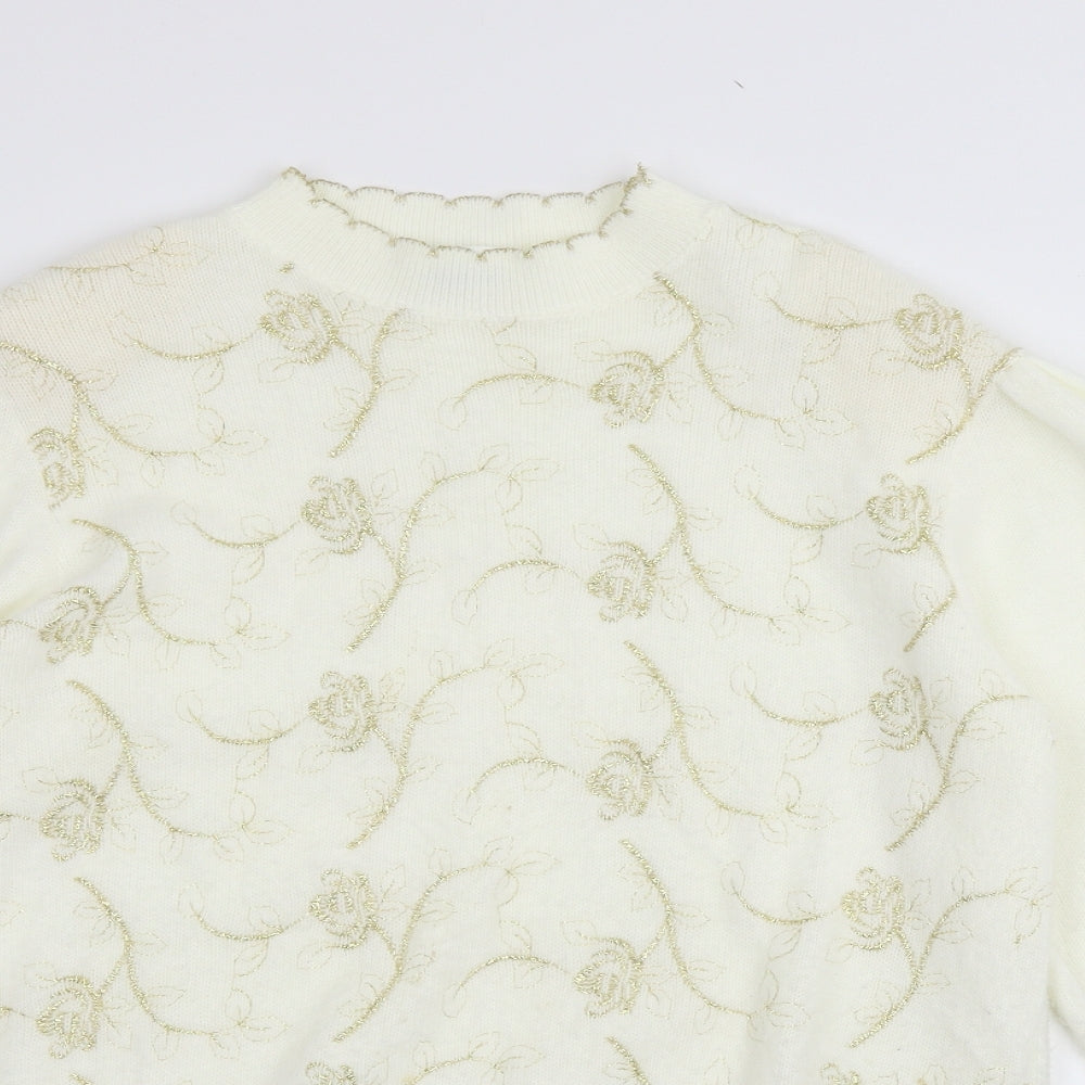 afibel Womens Beige   Pullover Jumper Size 16