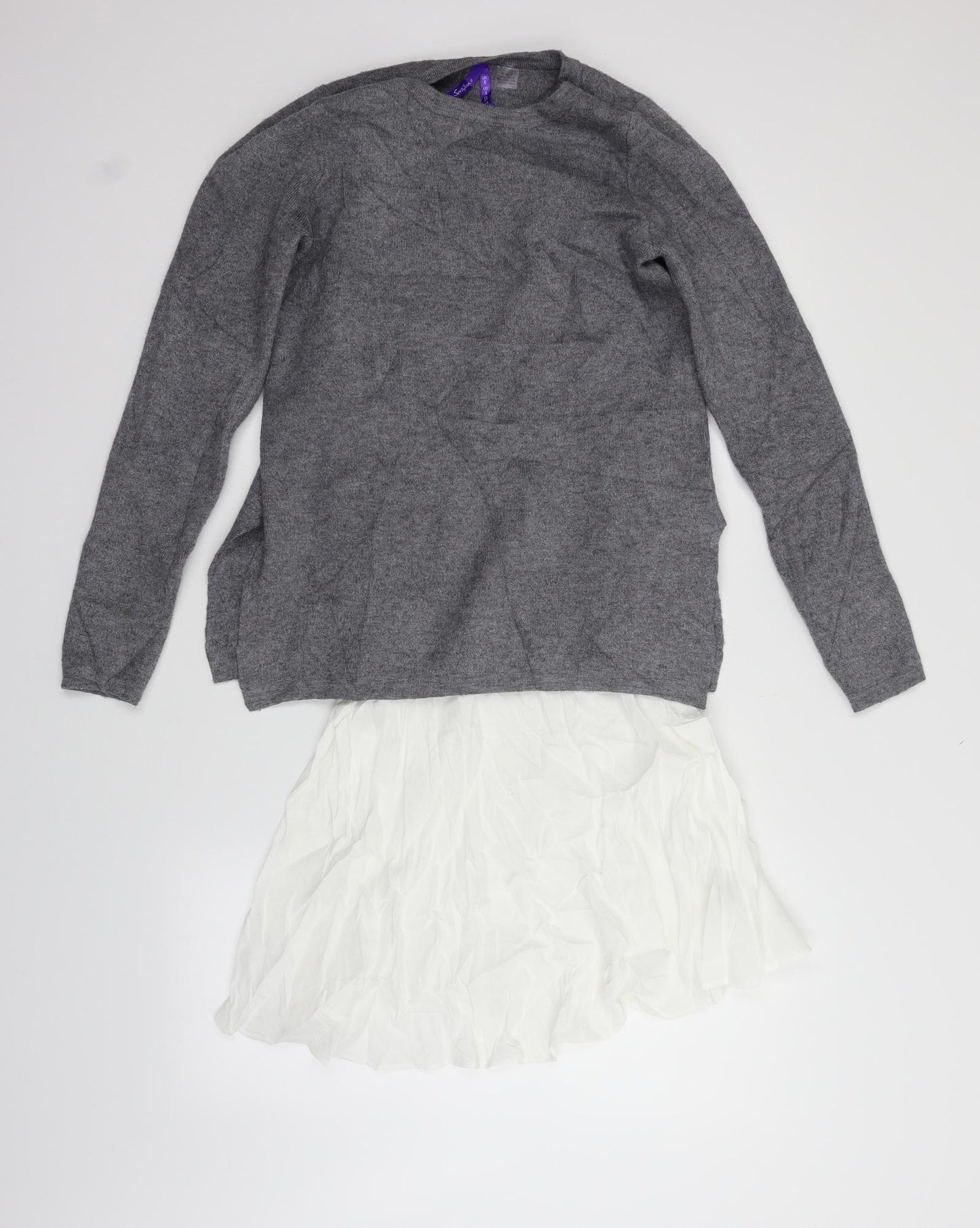 Seraphine Womens Grey   Jumper Dress  Size 8
