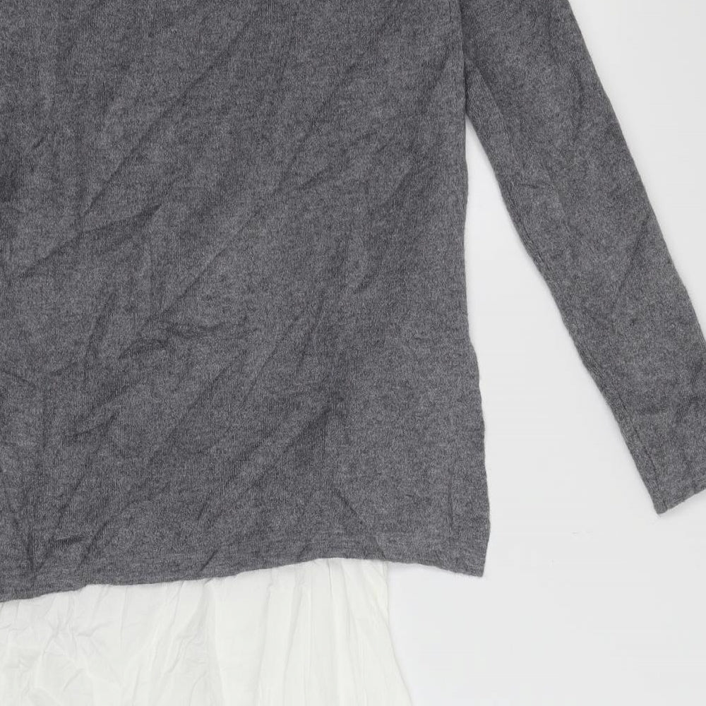 Seraphine Womens Grey   Jumper Dress  Size 8