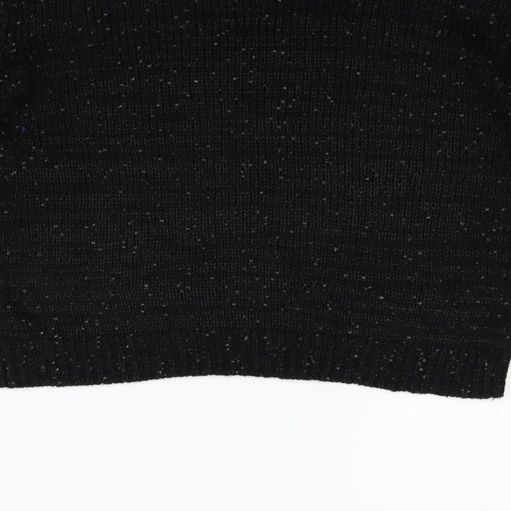 Topshop Womens Black   Pullover Jumper Size 10
