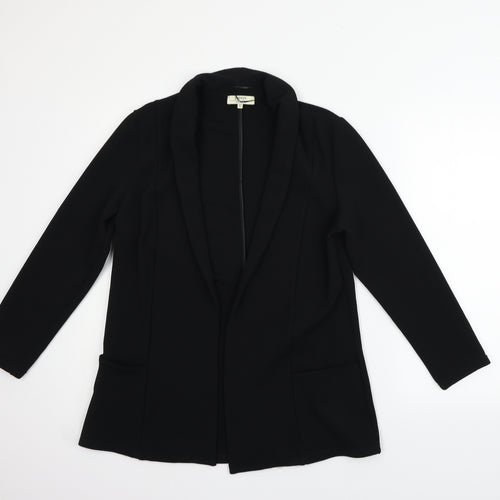 Papaya Womens Black   Jacket Coat Size 12