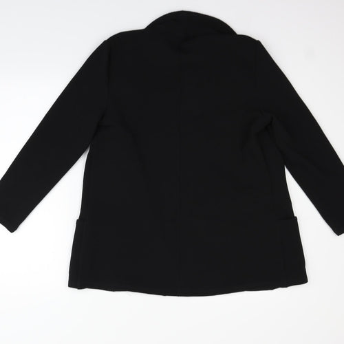 Papaya Womens Black   Jacket Coat Size 12