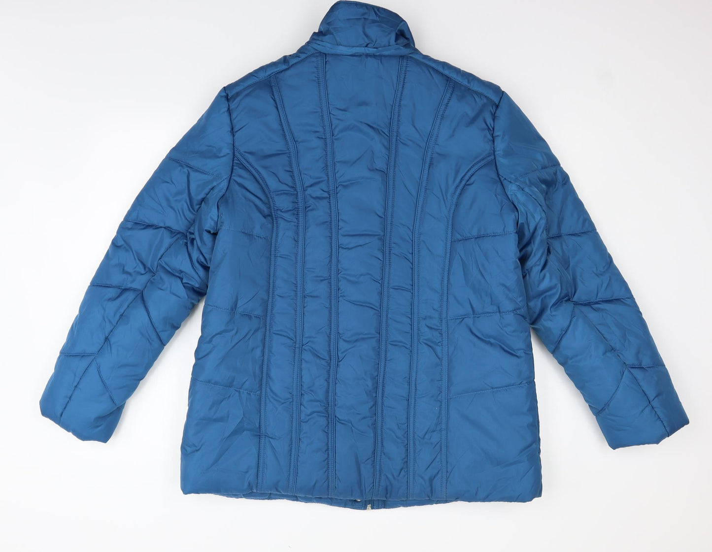 Damart Womens Blue   Jacket Coat Size 14