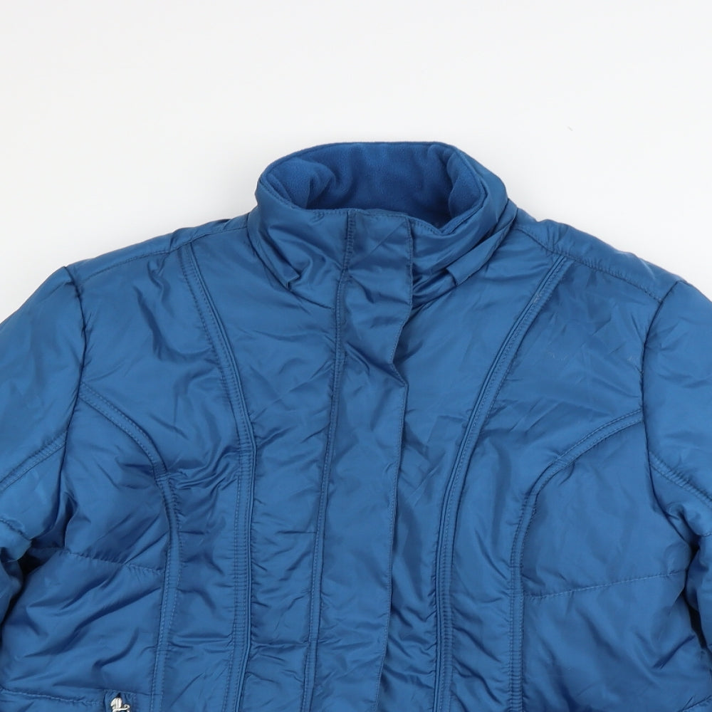 Damart Womens Blue   Jacket Coat Size 14