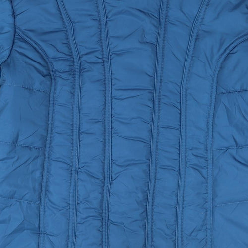Damart Womens Blue   Jacket Coat Size 14