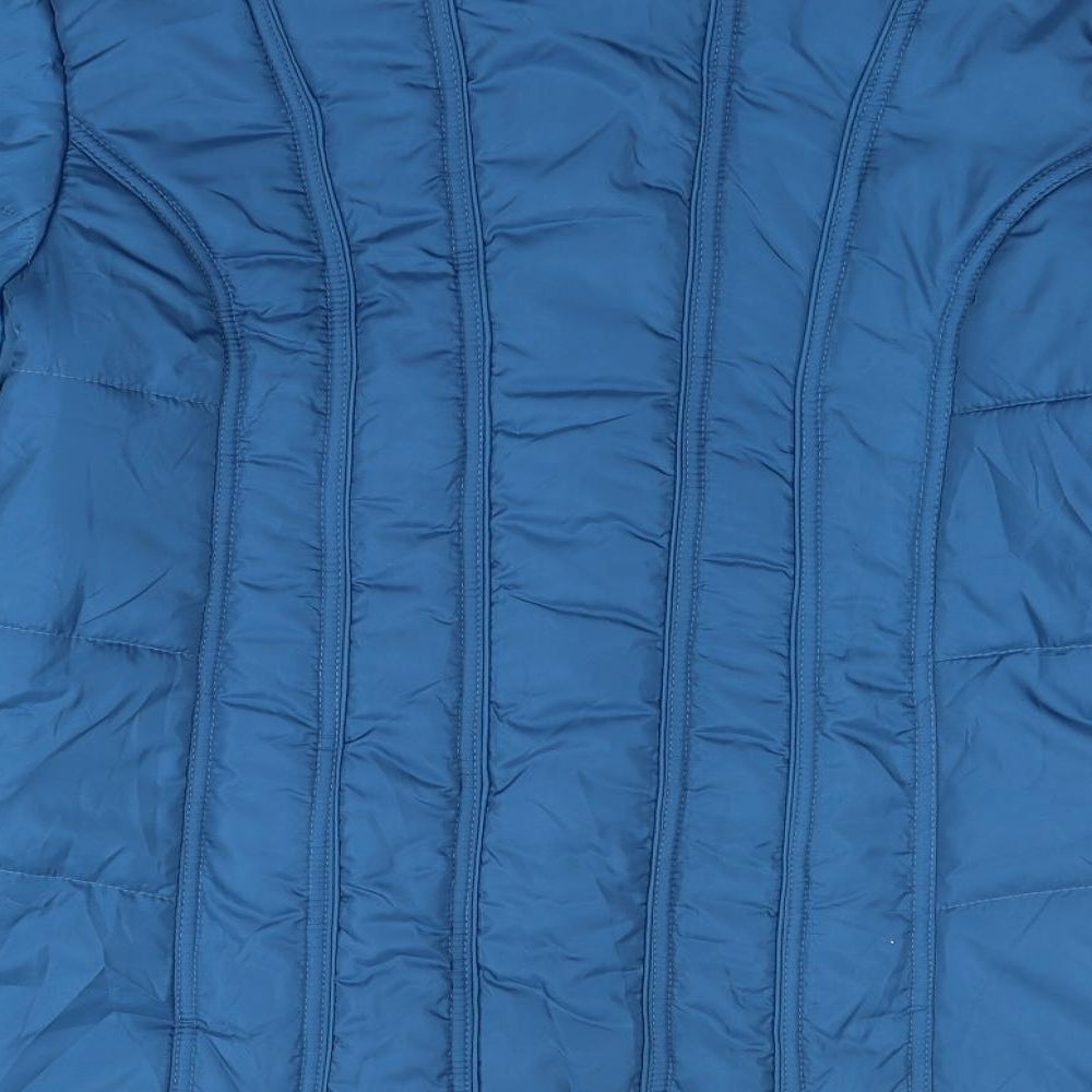 Damart Womens Blue   Jacket Coat Size 14