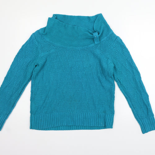 Preworn Womens Blue   Pullover Jumper Size S