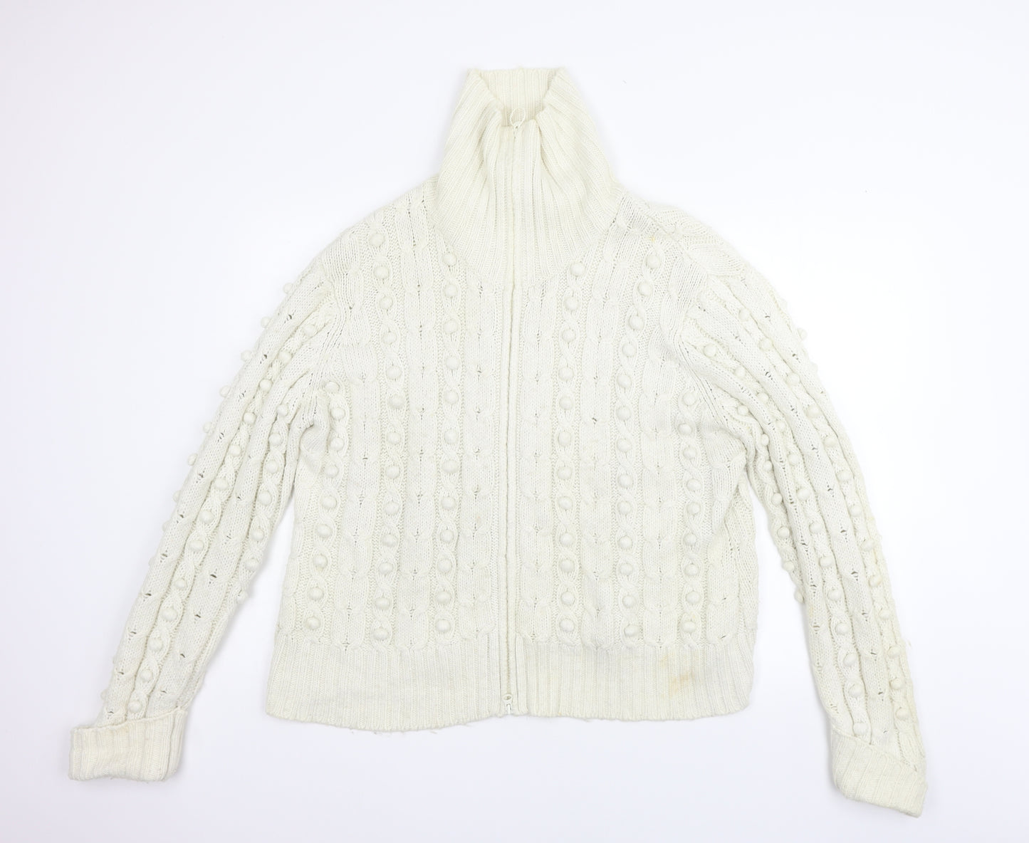 George Womens White   Jacket Coat Size 20  - washable marks