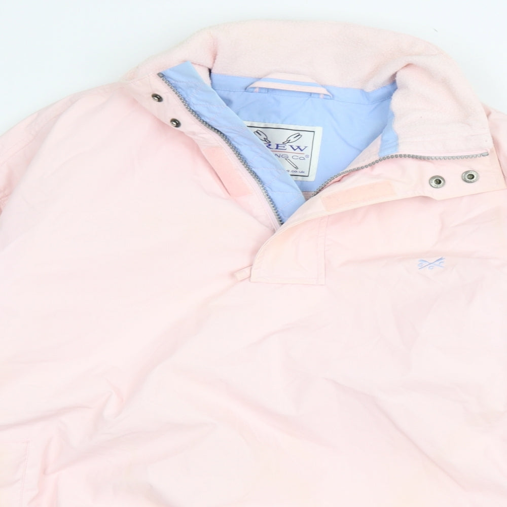 Crew Womens Pink   Jacket Coat Size L  - washable marks