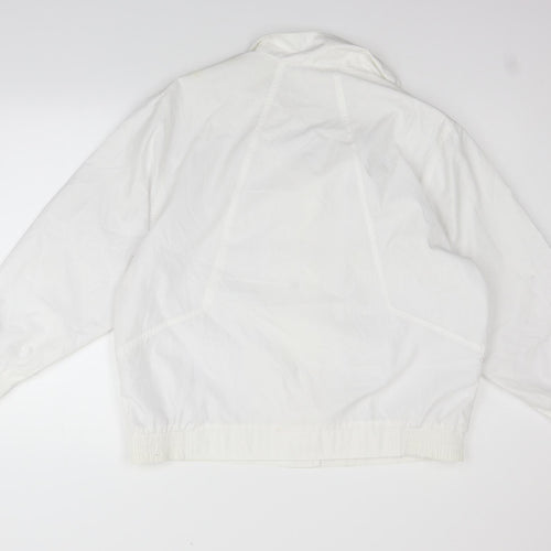 Telemac Womens White   Jacket Coat Size 16  - washable marks