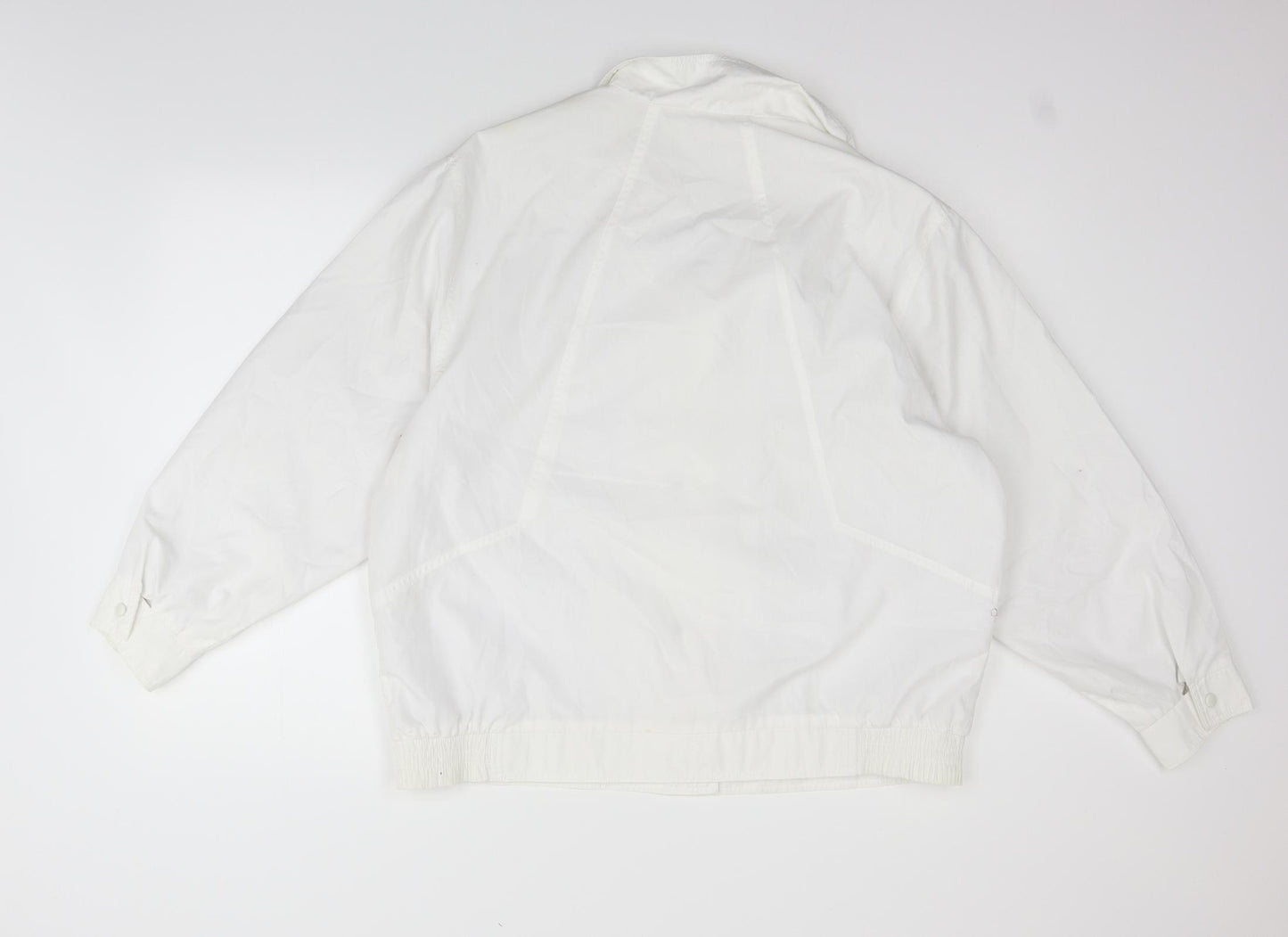 Telemac Womens White   Jacket Coat Size 16  - washable marks
