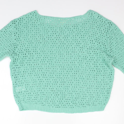 NEXT Womens Green   Pullover Jumper Size 14