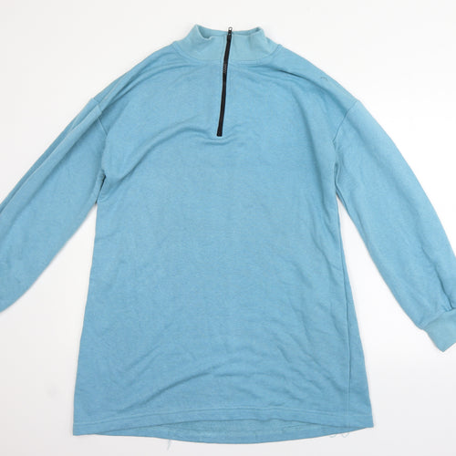 Boohoo Womens Blue   Jumper Dress  Size S