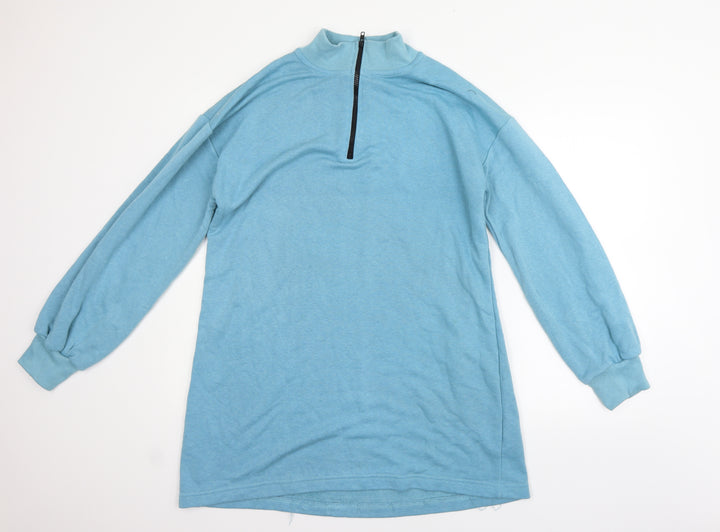 Boohoo Womens Blue Jumper Dress Size S