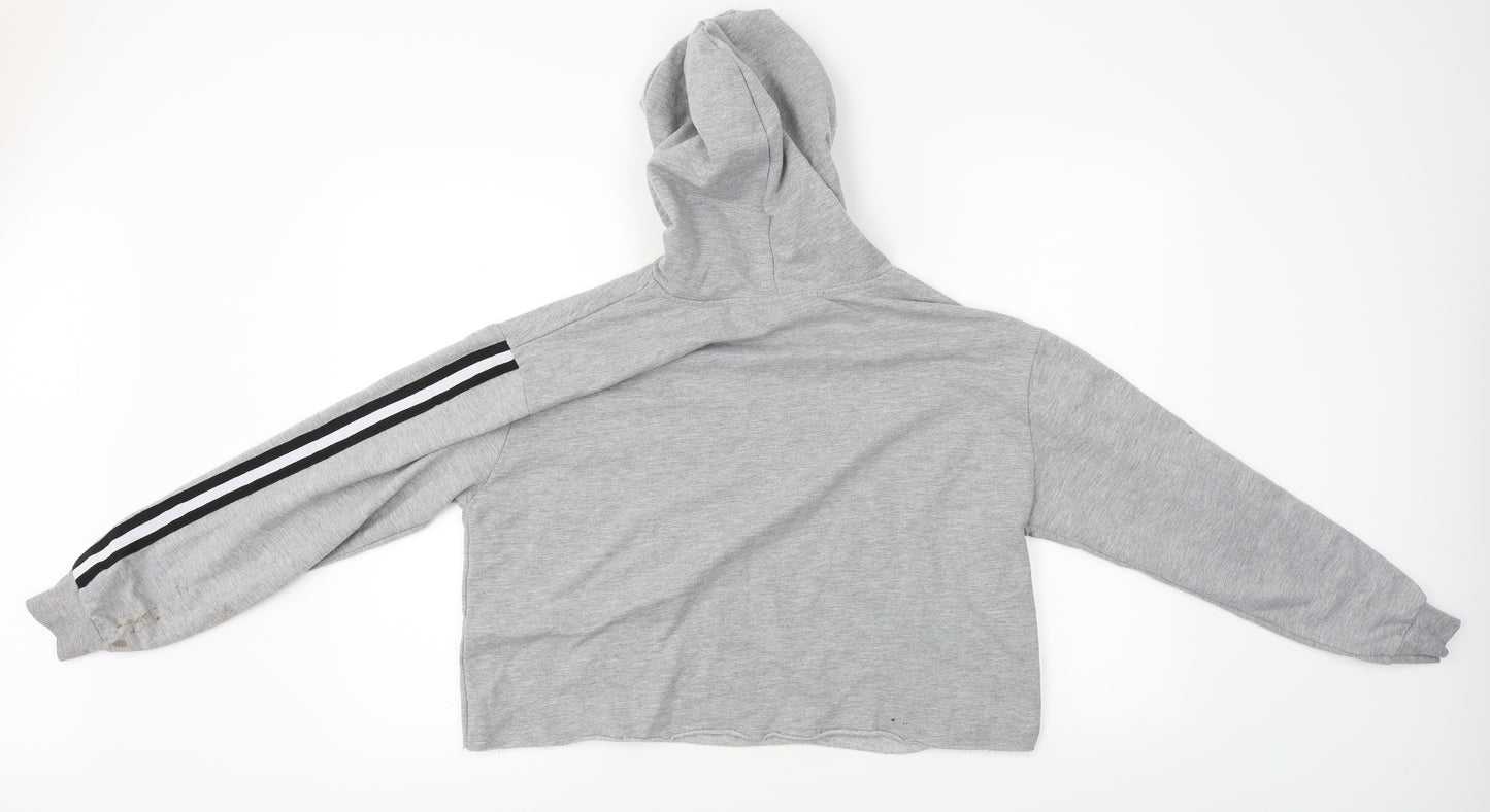 Love Island  Womens Grey   Pullover Hoodie Size 14