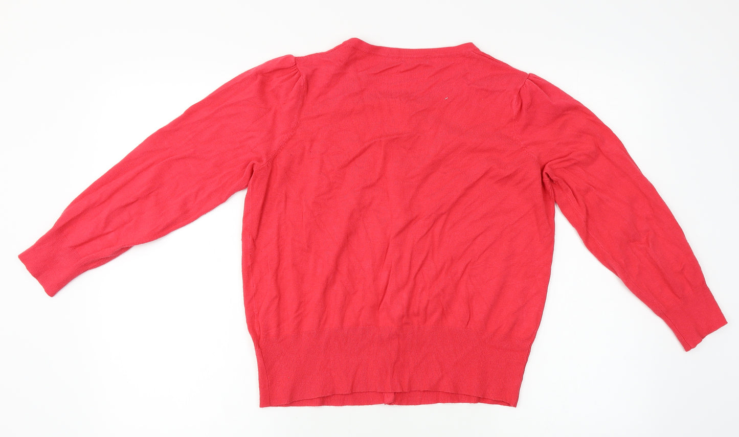 Marks and Spencer  Womens Red   Cardigan Jumper Size 16