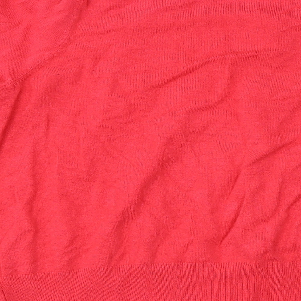 Marks and Spencer  Womens Red   Cardigan Jumper Size 16
