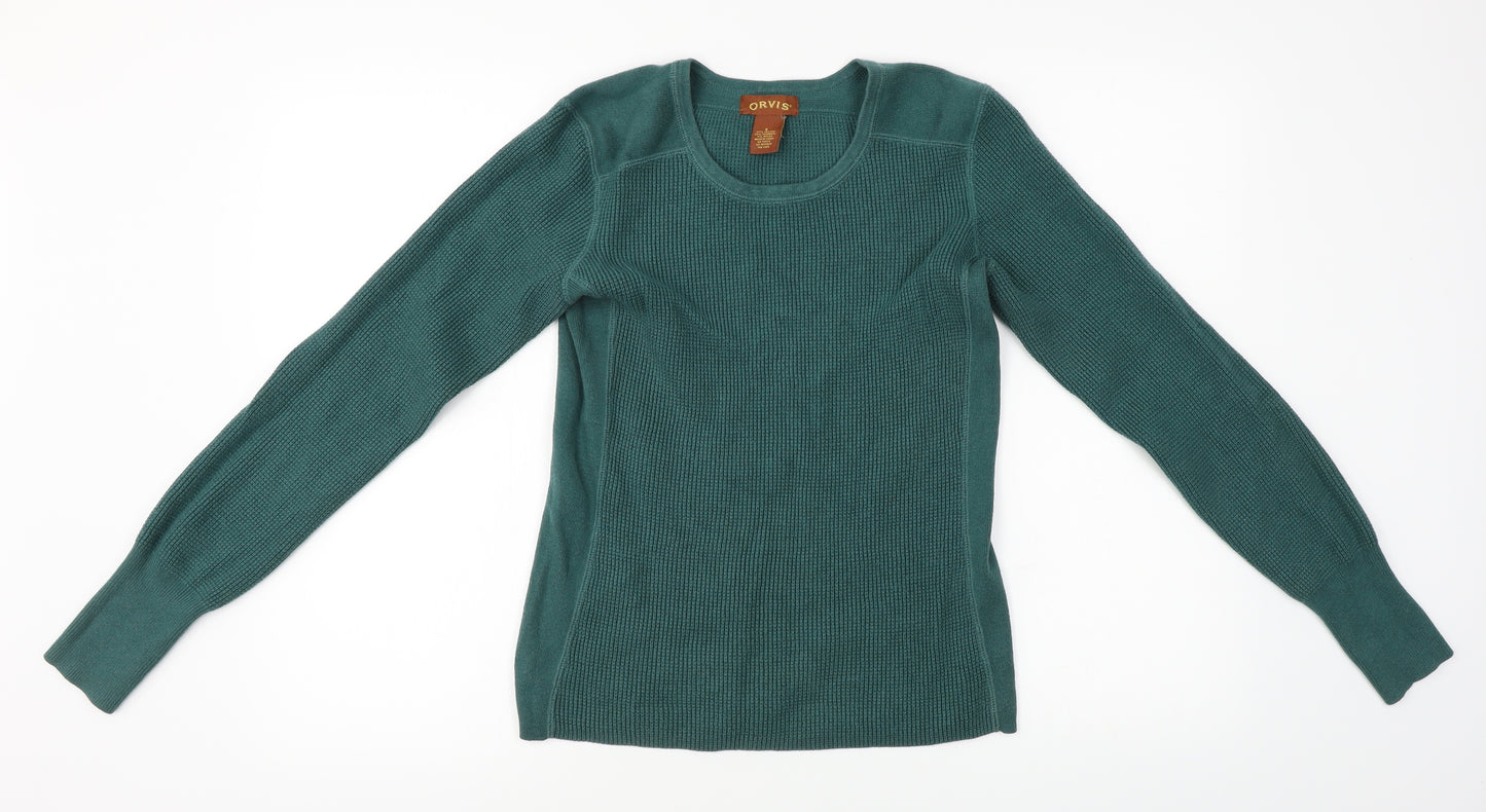 Orvis  Mens Green   Pullover Jumper Size S