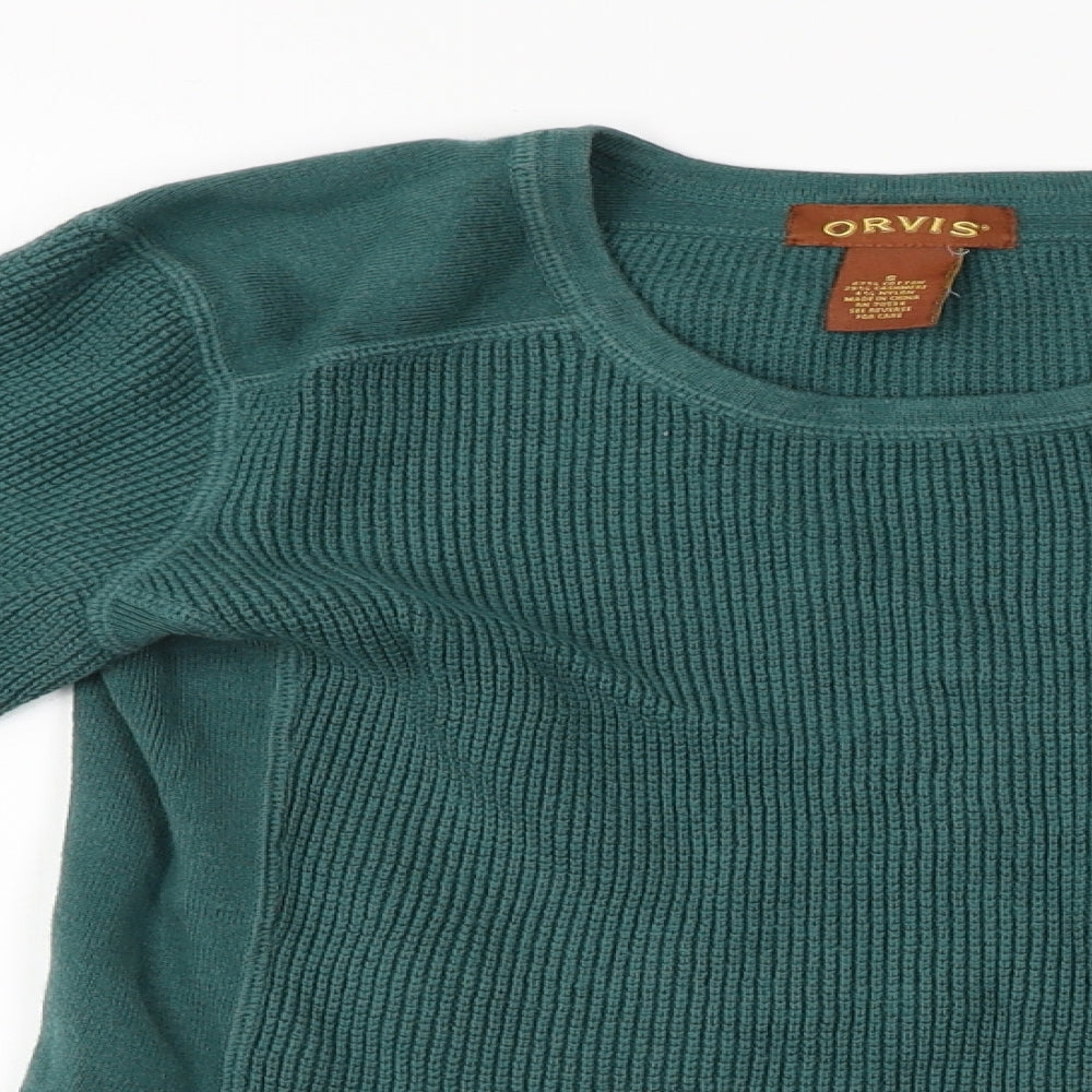 Orvis  Mens Green   Pullover Jumper Size S