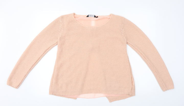 New Look Womens Pink Pullover Jumper Size M