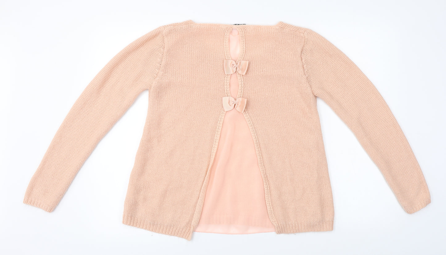 New Look  Womens Pink   Pullover Jumper Size M