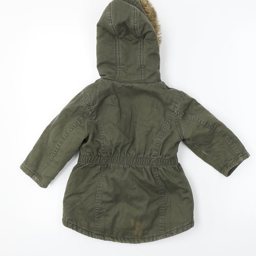 Marks and Spencer  Girls Green   Jacket Coat Size 2 Years