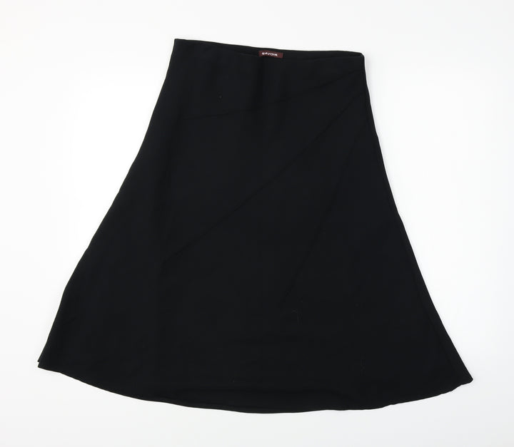 Savoir  Womens Black   Bandage Skirt Size 28 in