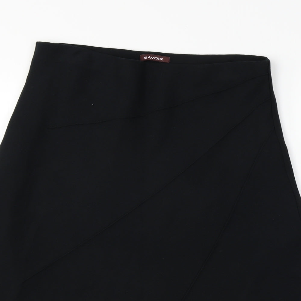 Savoir  Womens Black   Bandage Skirt Size 28 in