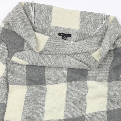 Atmosphere  Womens Grey Check  Cardigan Jumper Size XL