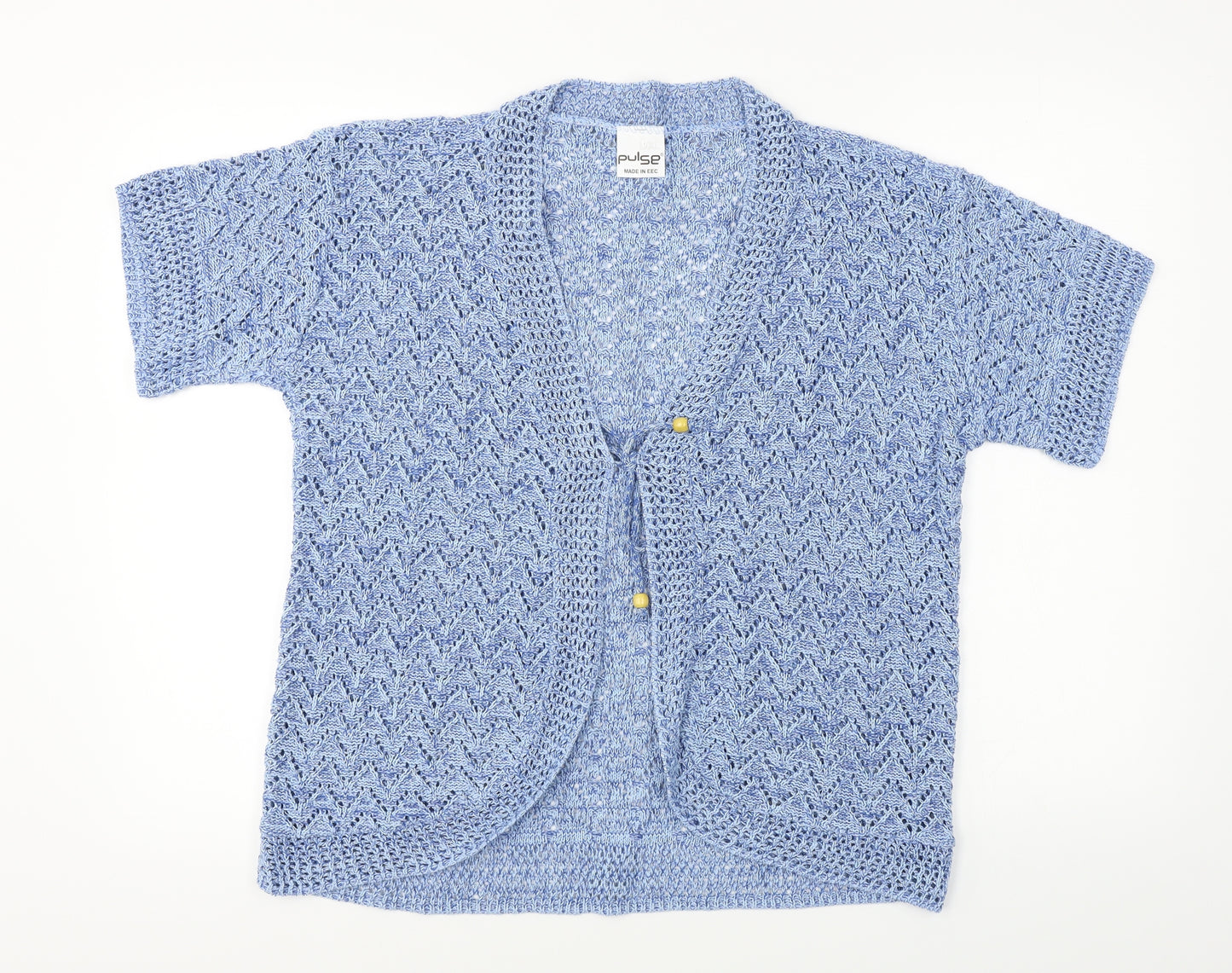 Pulse  Womens Blue   Cardigan Jumper Size L