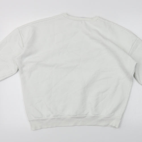 Gallery  Womens White   Pullover Jumper Size S
