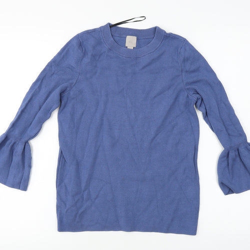 H&M  Womens Blue   Pullover Jumper Size S