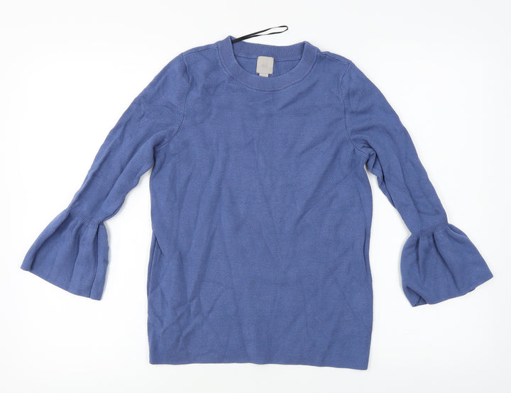 H&M Womens Blue Pullover Jumper Size S