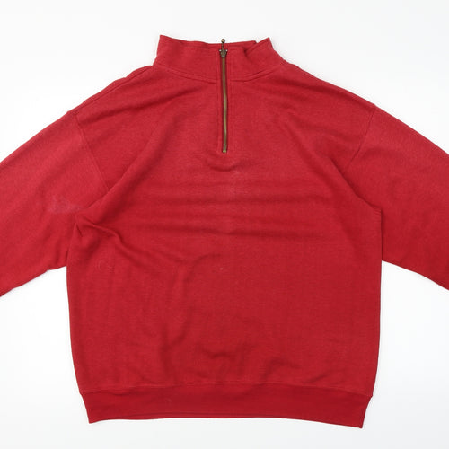 Olympus  Mens Red   Henley Jumper Size XL