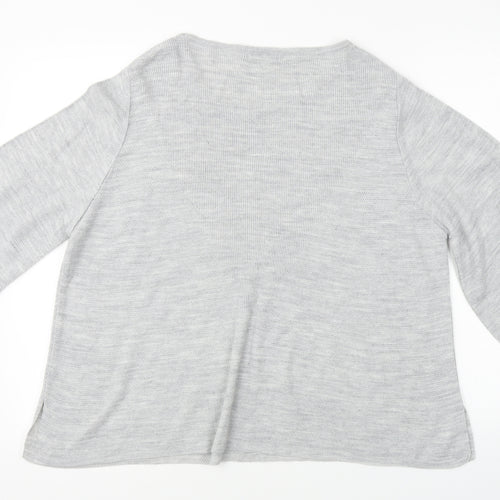 TU Womens Grey   Pullover Jumper Size 16