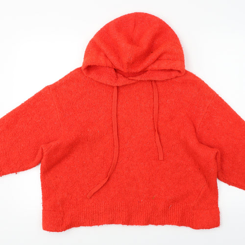 Marks and Spencer  Womens Red   Pullover Hoodie Size M