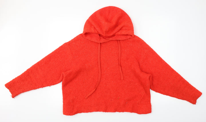 Marks and Spencer  Womens Red   Pullover Hoodie Size M