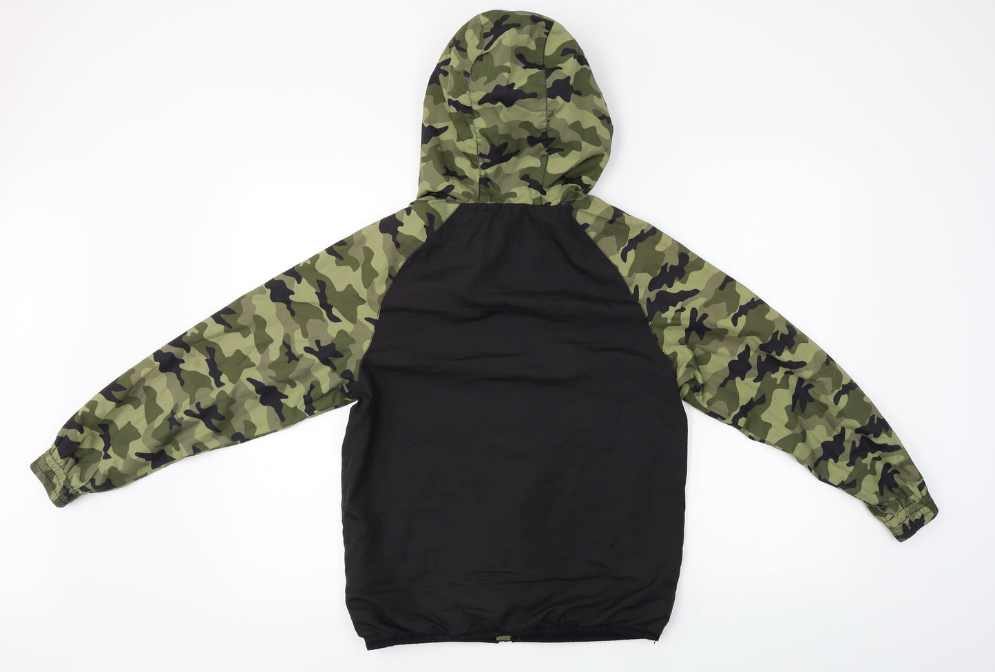 Kings Will Dream  Boys Black Camouflage  Jacket Coat Size 12-13 Years