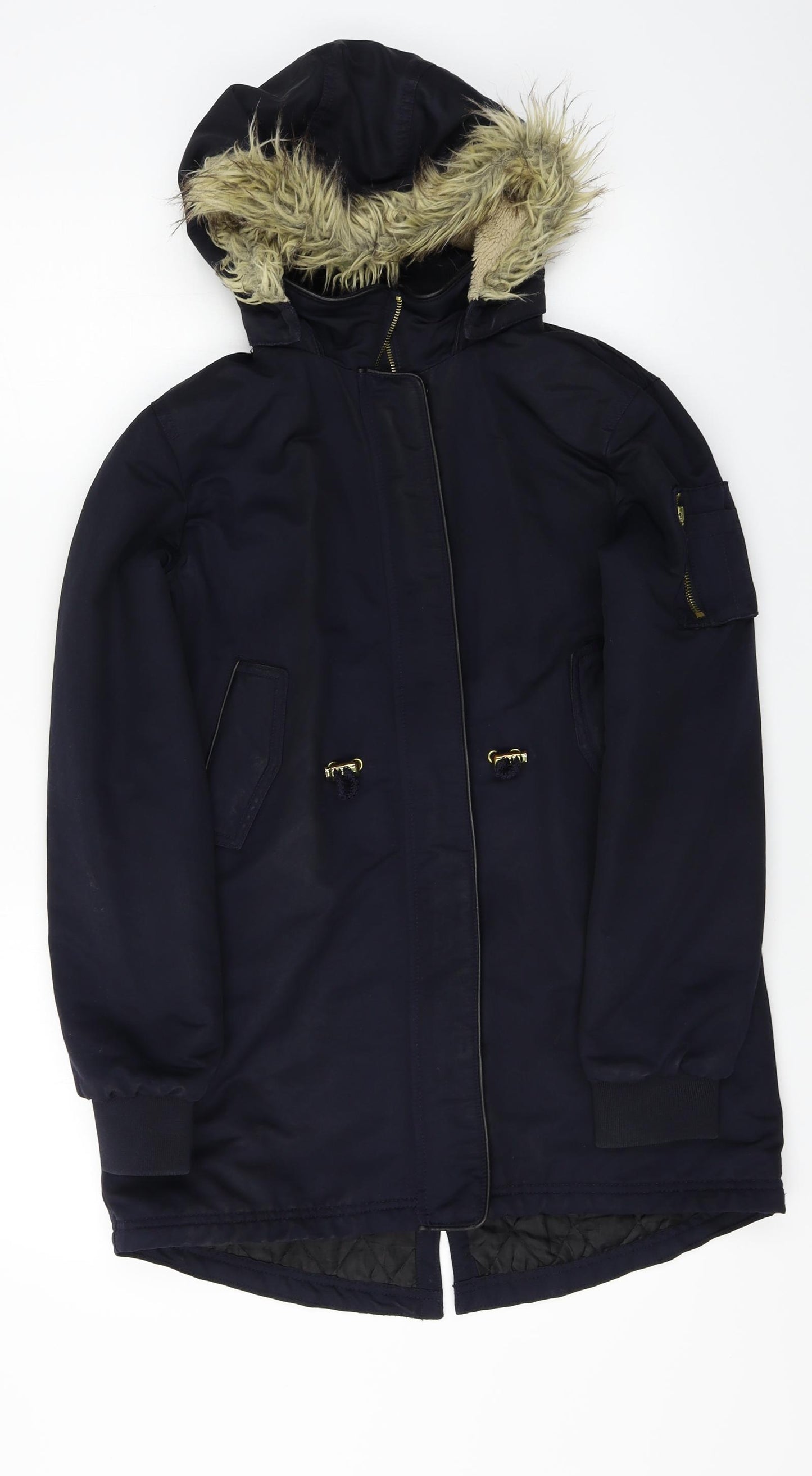 H&M  Girls Blue   Jacket Coat Size 12-13 Years