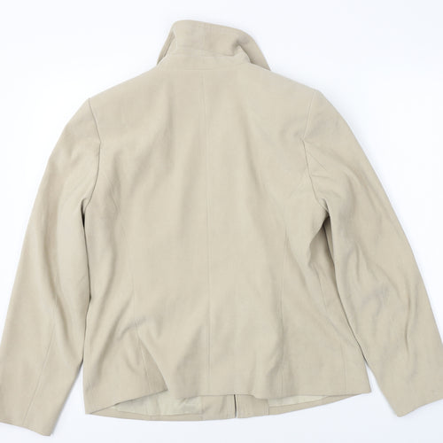 BM  Womens Beige   Jacket Coat Size 14