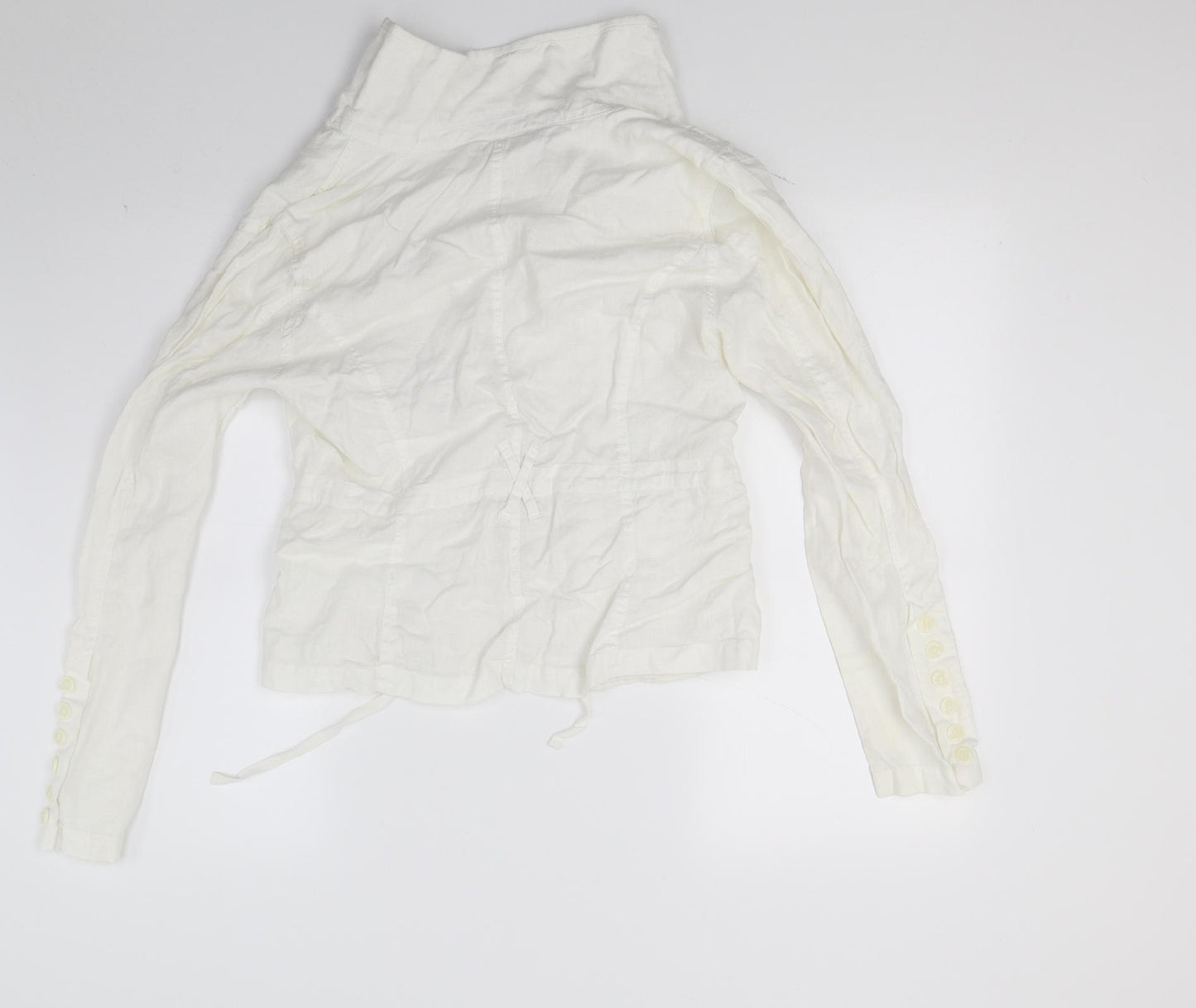 E studio Womens White   Basic Blouse Size M