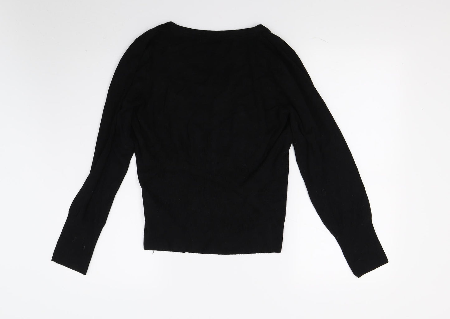 Jane Norman Womens Black  Knit Cardigan Jumper Size 14
