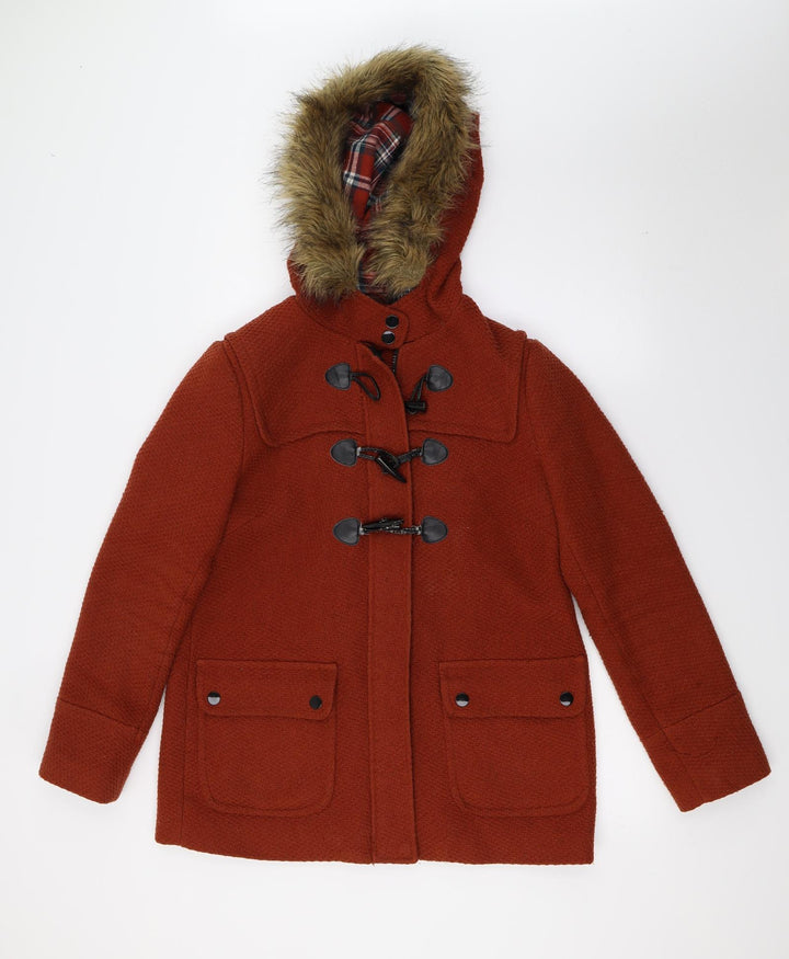New Look Womens Brown   Jacket Coat Size 12