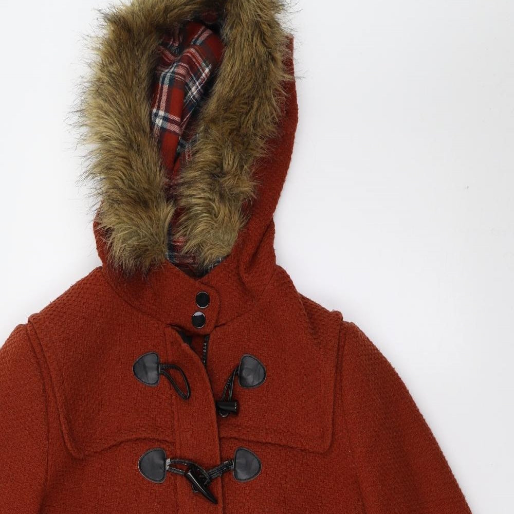 New Look Womens Brown   Jacket Coat Size 12